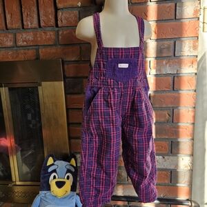 Vintage Carter's Plaid Overall